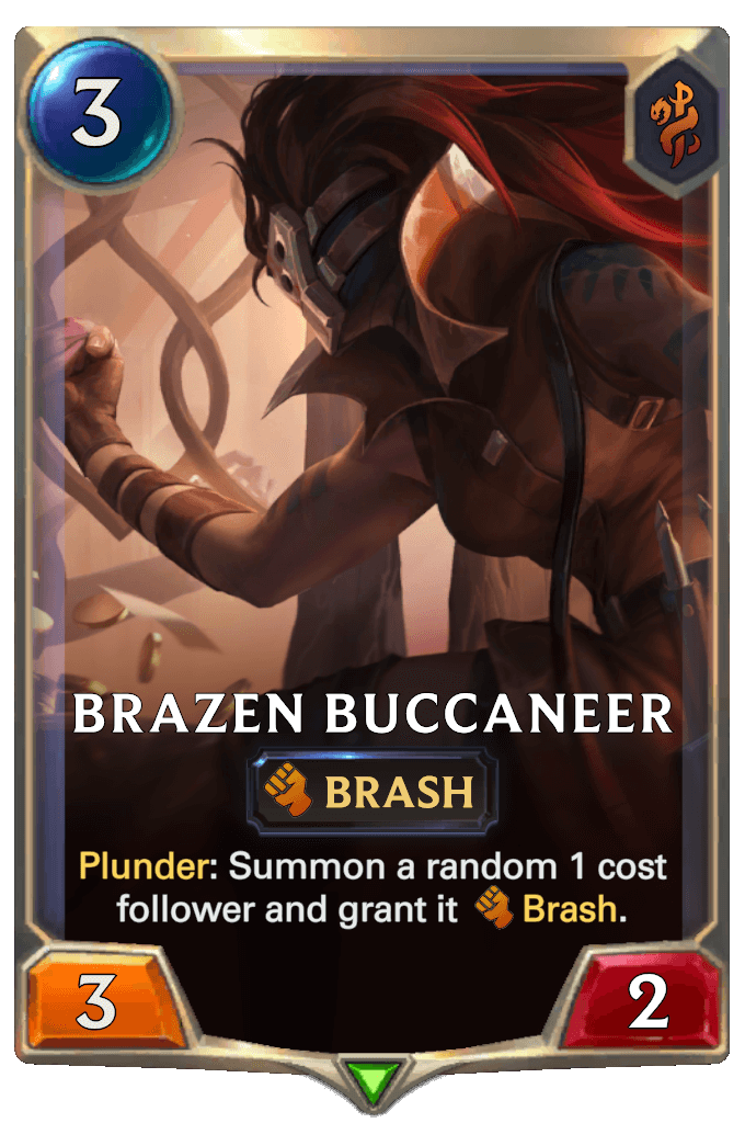 brazen buccaneer lor card