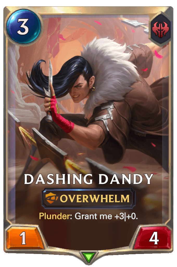 dashing dandy lor card