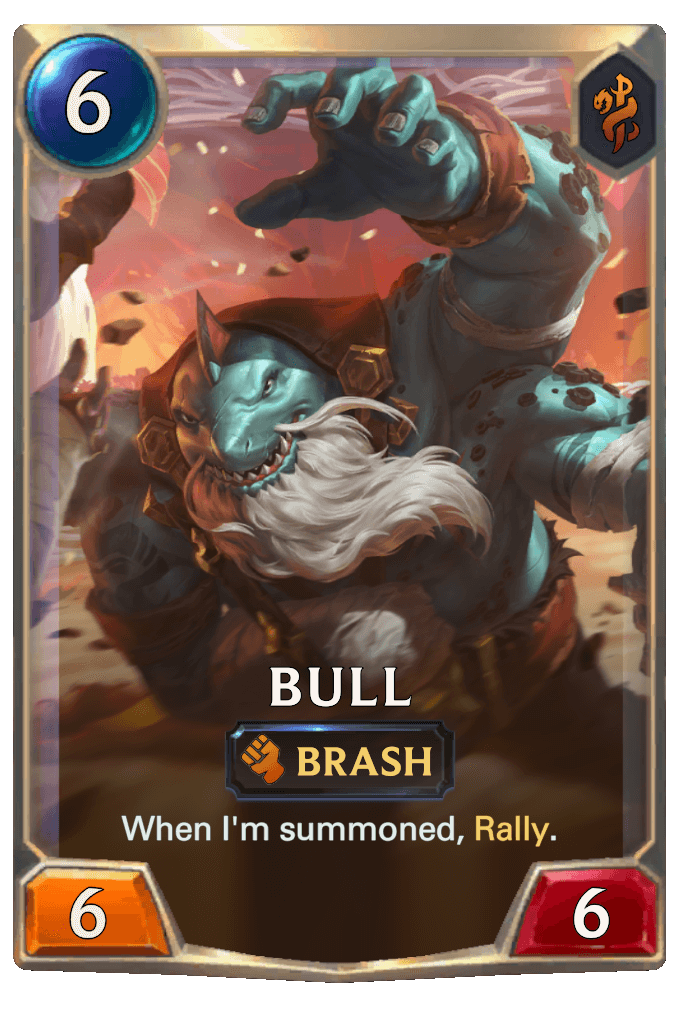 bull lor card