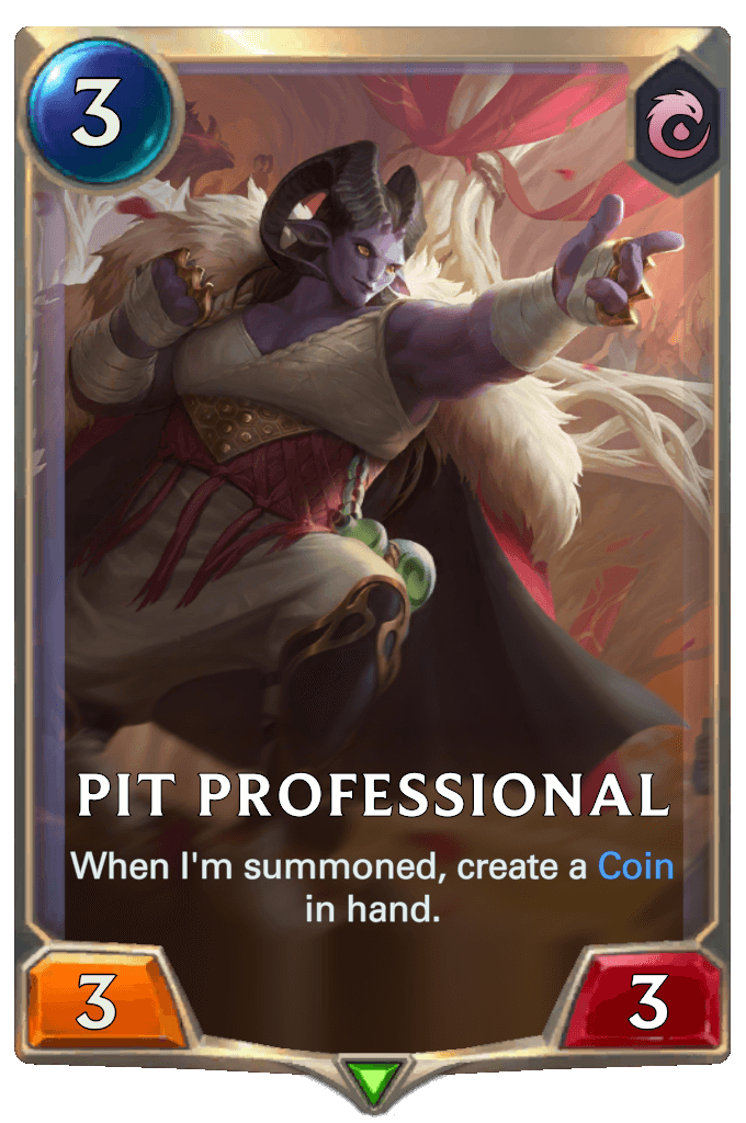 pit professional lor card