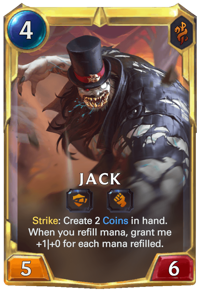 jack level 2 lor card