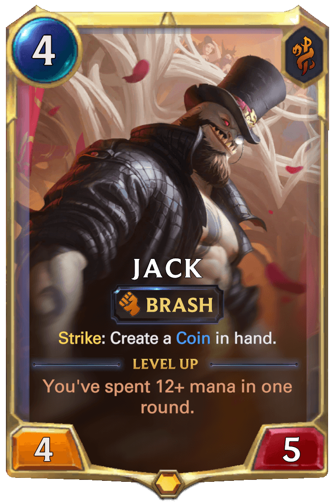 jack level 1 lor card