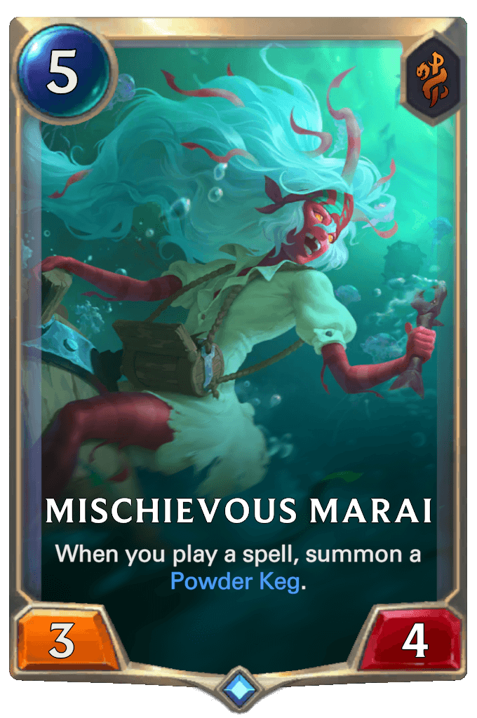 mischievous marai lor card