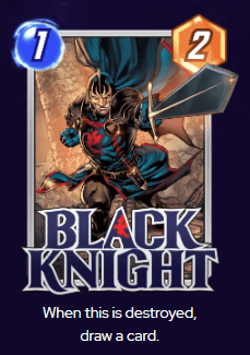 black knight marvel snap leak