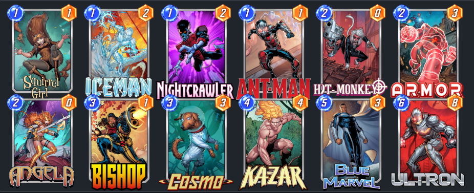 Marvel Snap Zoo Hit-Monkey Deck