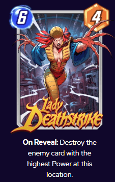 lady deathstrike marvel snap leak