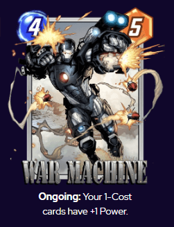 war machine marvel snap leak