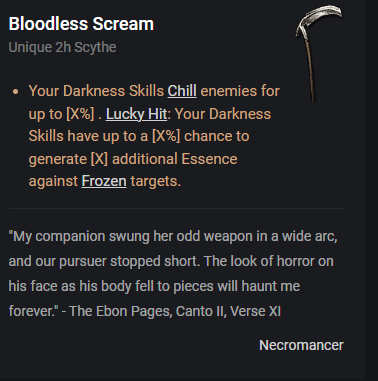 bloodless scream description