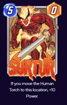 surtur marvel snap leak