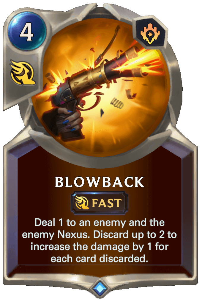 blowback lor card