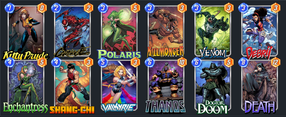 Marvel Snap Thanos Death Deck