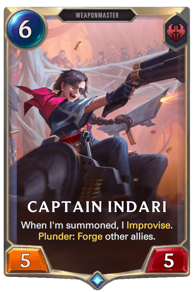 captian indari lor card