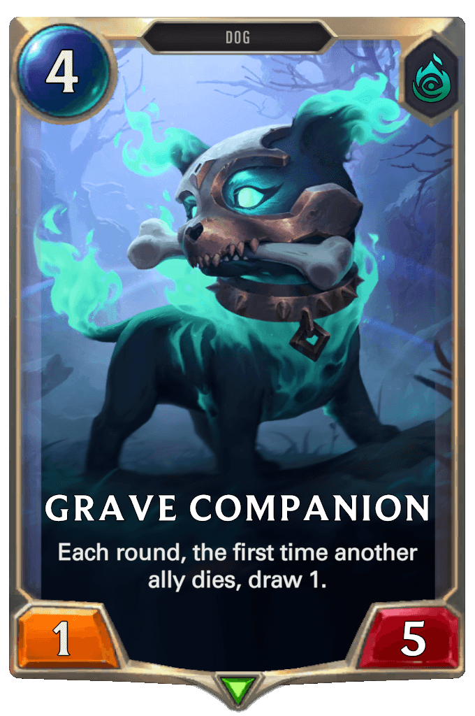 grave companion lor card