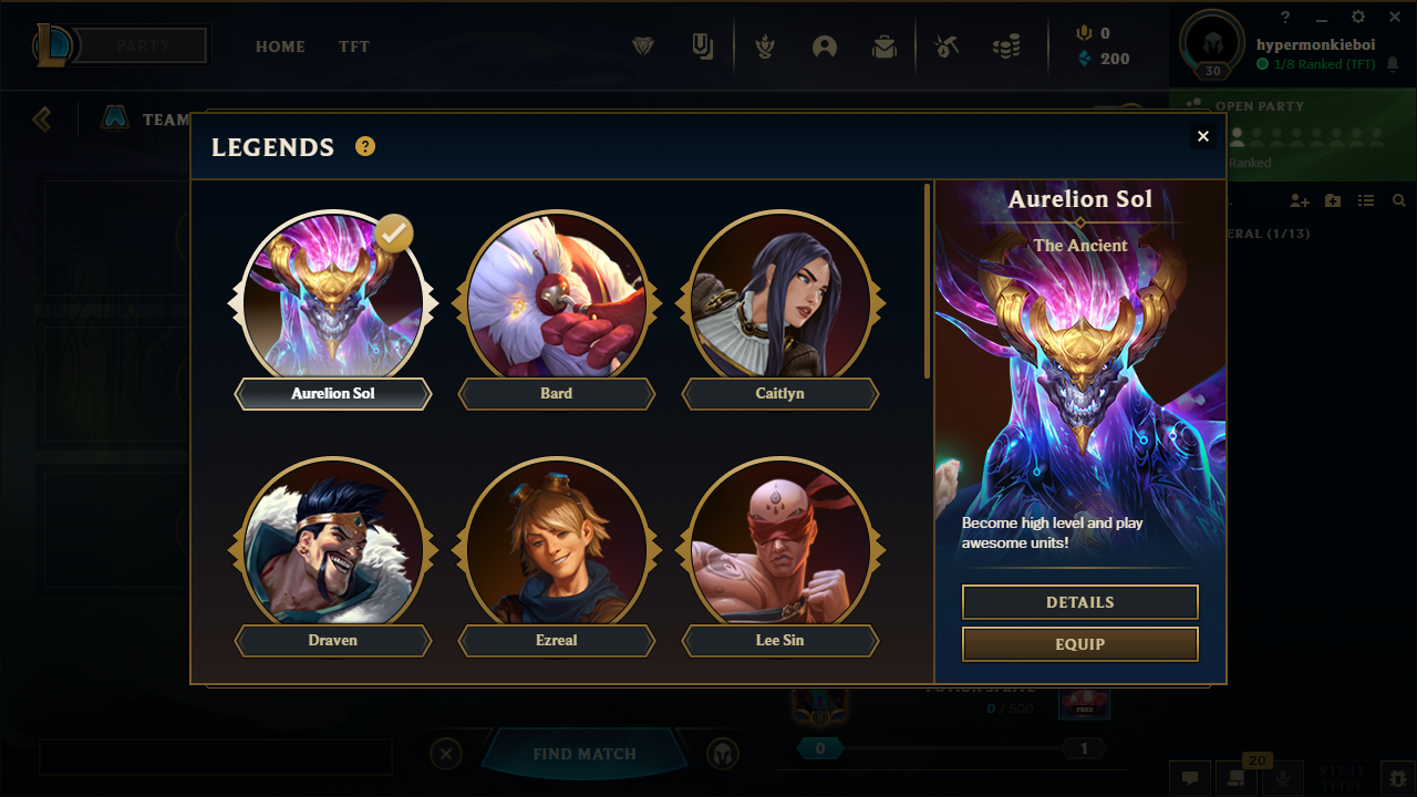 TFT Set 9 Legends