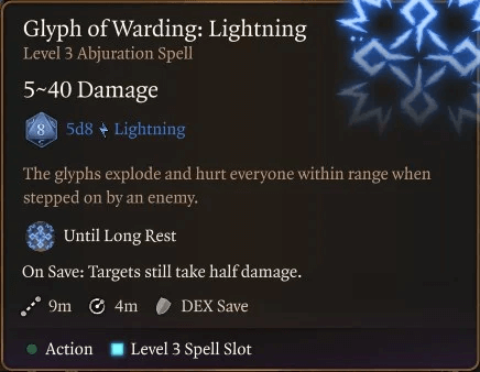 glyph of warding lightning