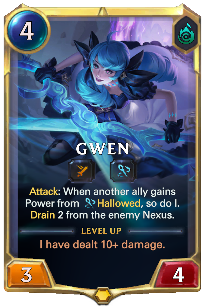 Gwen lor card