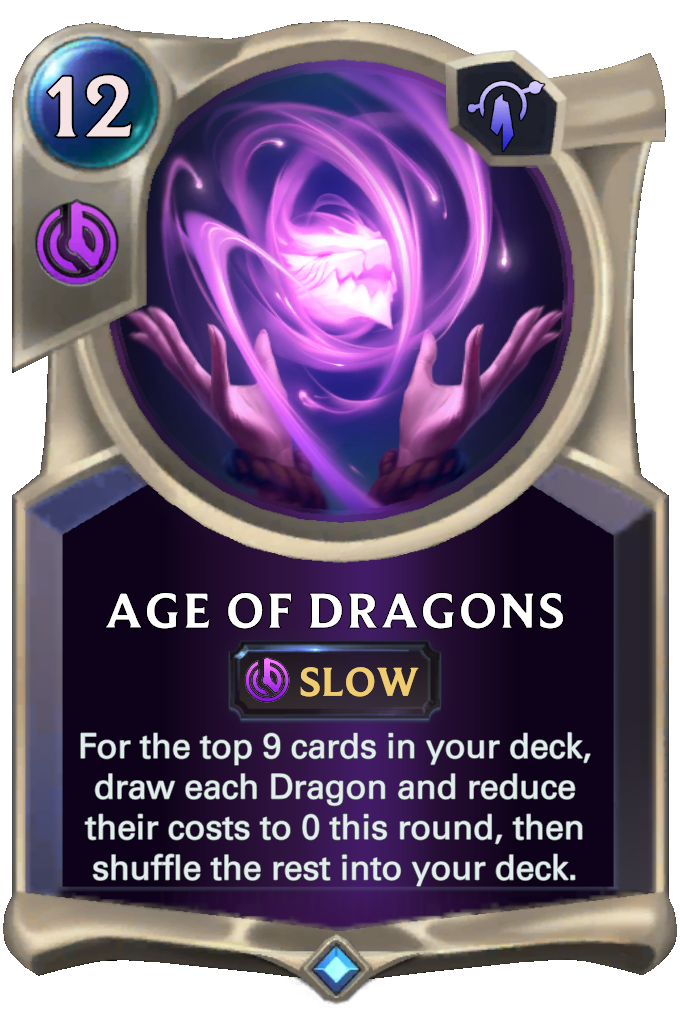 Age of Dragons lor card
