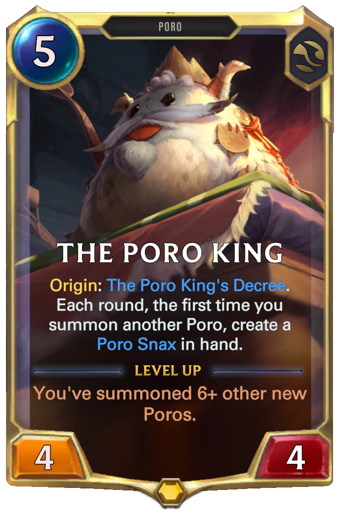 The Poro King lor card