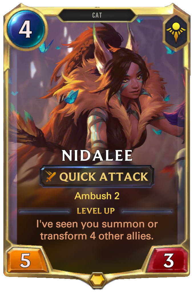 Nidalee lor card