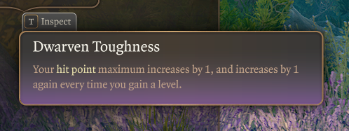 dwarven toughness