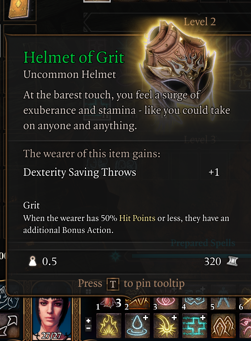 helmet of grit