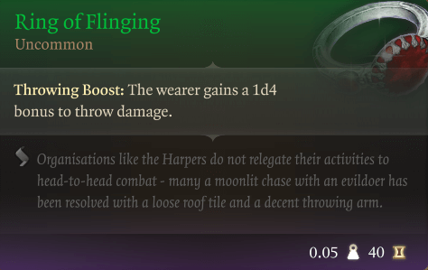 ring of flinging
