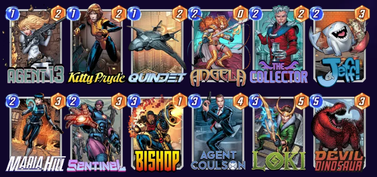 Marvel Snap Collector Loki Deck