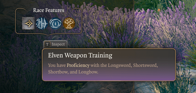elven weapon training