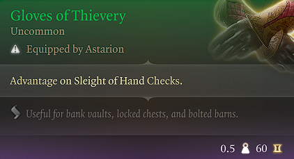 gloves of thievery