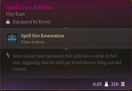 spellcrux amulet