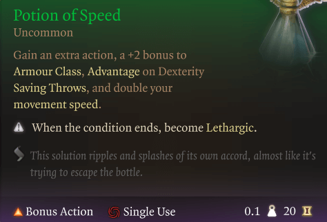 potion of speed