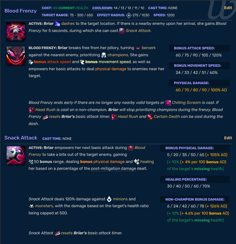 Briar Build Guide : {13.23} Syrobe's Mathematically Correct BRIAR 🩸  [14.01] PBE Items are HUGE for Briar :: League of Legends Strategy Builds