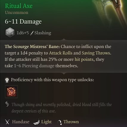 ritual axe