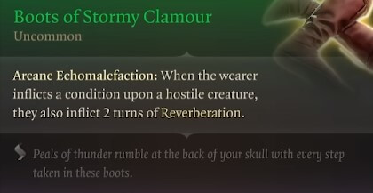 boots of stormy clamour