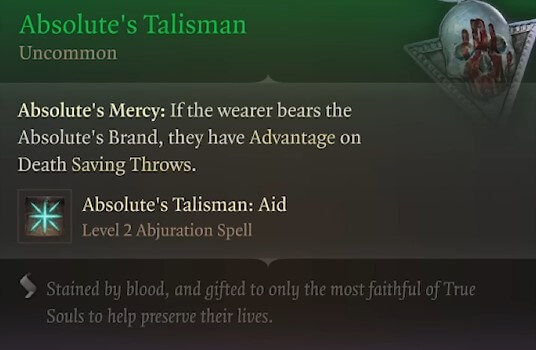 absolute's talisman