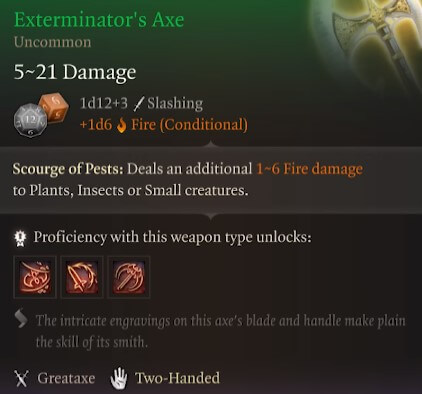 exterminator's axe