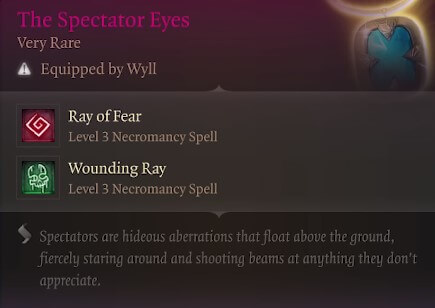 the spectator eyes