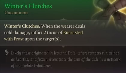 winter's clutches