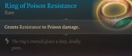 ring of poison resistance