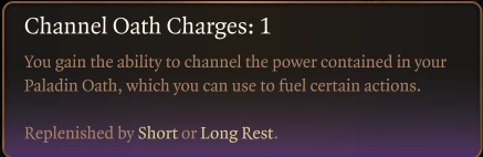 channel oath charges