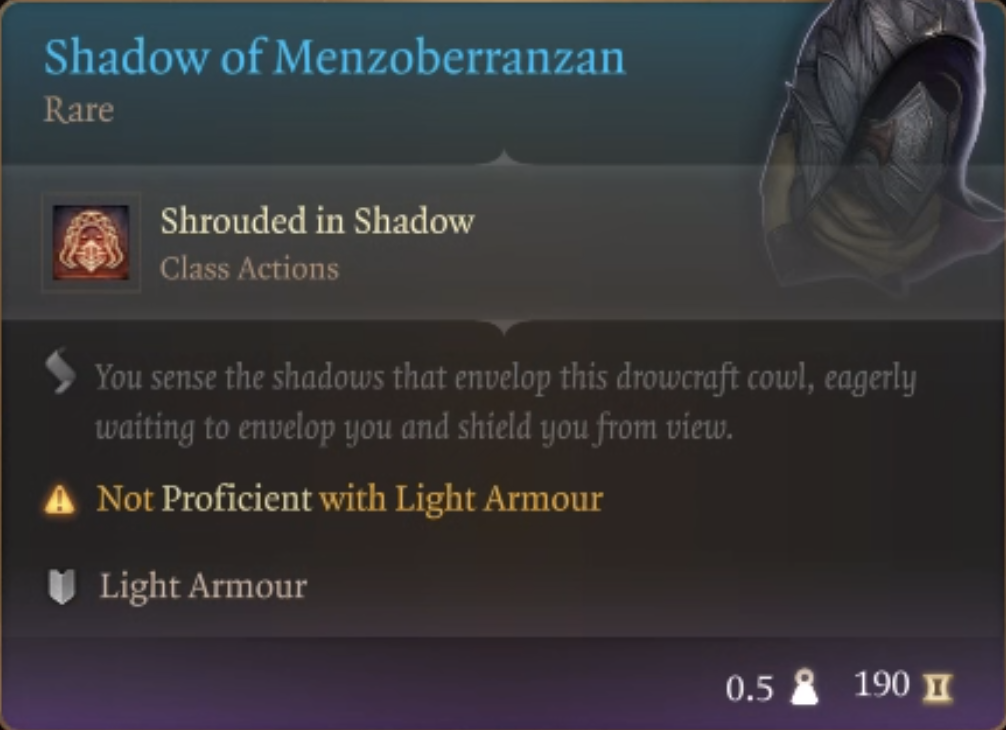 BG3 shadow of menzoberranzan