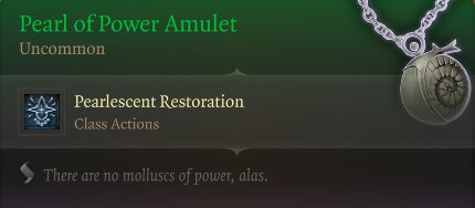 pearl of power amulet