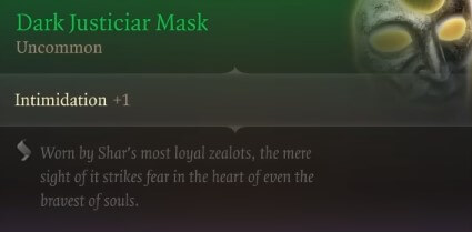 dark justiciar mask