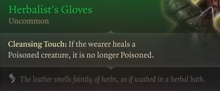 herbalist's gloves