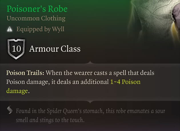 poisoner's robe