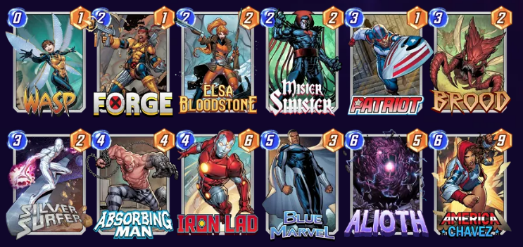 Marvel Snap Elsa Bloodstone Patriot Deck