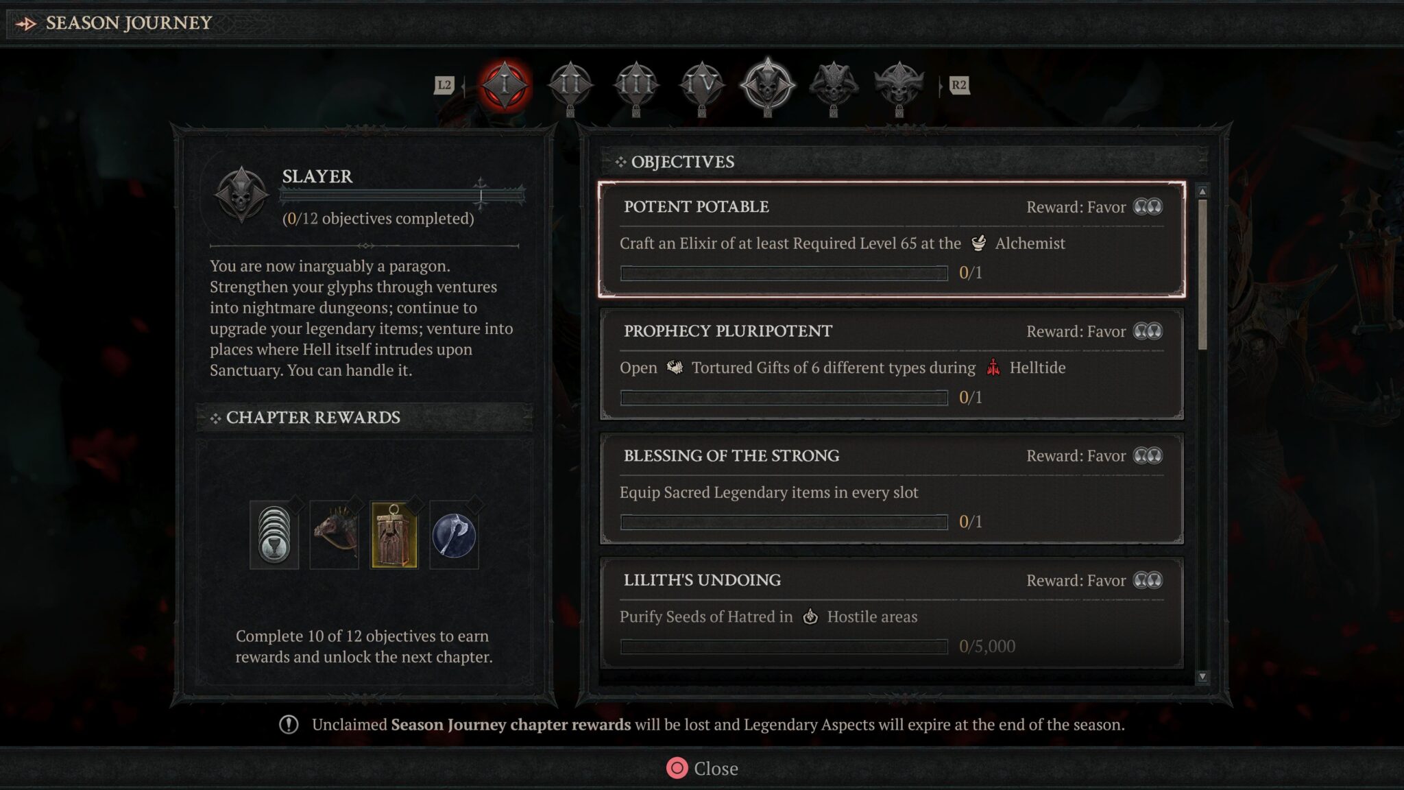 Diablo 4 Season 2 Journey Rewards, Chapters, and Requirements - Mobalytics