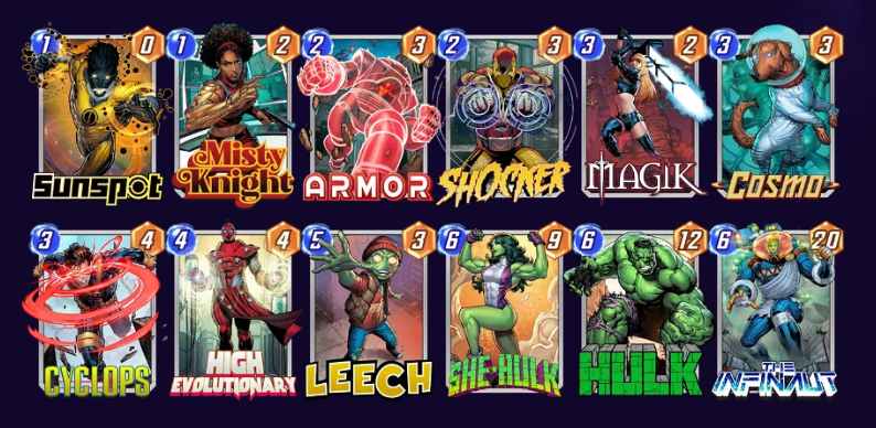 Marvel Snap High Evo Deck