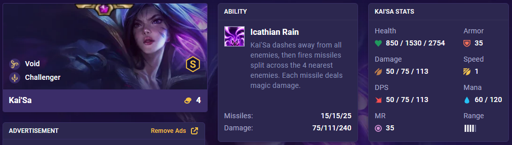 TFT Set 9.5 Kai'Sa