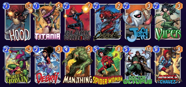 Marvel Snap Man-Thing Junk Deck